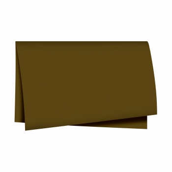Papel Seda Liso 49cmx69cm 100fls Marrom - 100402