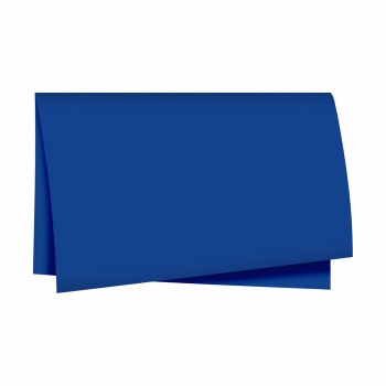Papel Seda Liso 49cmx69cm 100fls Azul Escuro