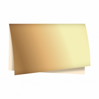 Poli Dupla Face Paper Look 68cmx65cm 25fls Barbante/Ouro
