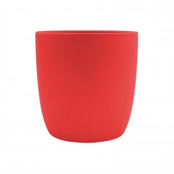 Vaso Cerâmica Mate 13cmx10cmx15cm 1pç Vermelho