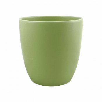 Vaso Cerâmica Mate 13cmx10cmx15cm 1pç Verde