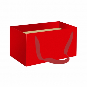 Caixa Kit Lisa c/ Alca 20cmx12cmx10cm 1pc Vermelho
