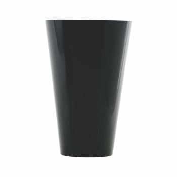Vaso Acrílico Tulipa Pequeno 21cmx14cmx8,5cm Unidade Opaco Preto