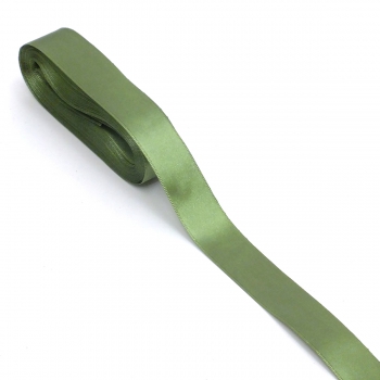 Fita Cetim Liso CF-005 22mm 10m Verde Militar