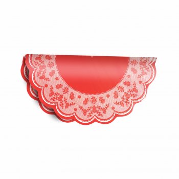 Poli Redondo Mariana 38 50fls Vermelho