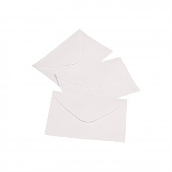 Envelope p/ Cartão 67mmx100mm Cento Branco