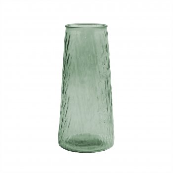 Vaso Vidro Slim 7,6cmx19,5cm Verde