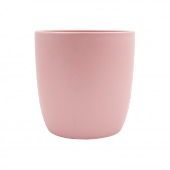 Vaso Cerâmica Mate 16cmx16cmx13cm 1pç Rosa