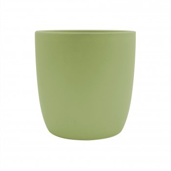 Vaso Cerâmica Mate 16cmx16cmx13cm 1pç Verde