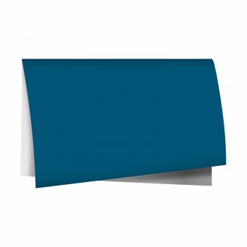 Poli Dupla Face 68cmx65cm 25fls Azul Petróleo/Prata
