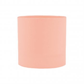 Cachepot Acrílico Redondo Liso 15cmx15cm 1pç Coral