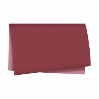 Poli Dupla Face Paper Look 68cmx65cm 25fls Merlot/Rosé