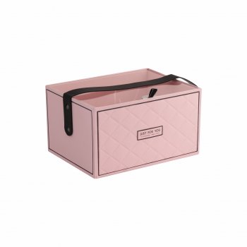 Caixa para Presente Luxo 21,5cmx16cmx12cm Rosa