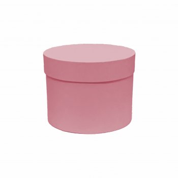 Caixa Rígida Redonda 15,5cmx12cm 1pç Rosé
