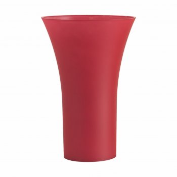 Vaso Acrílico Sillouette Mate 24cmx15cmx8,5cm 1pc Merlot