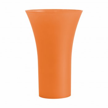 Vaso Acrílico Sillouette Mate 24cmx15cmx8,5cm 1pc Apricot