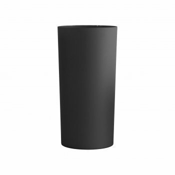 Vaso Acrílico Prestige Mate 25,5cmx12,5cmx11cm 1pc Preto