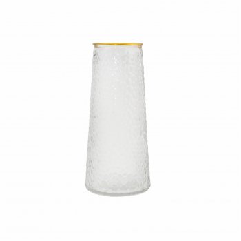 Vaso Vidro Crystalis 7,7cmx10,5cmx19,5cm Incolor