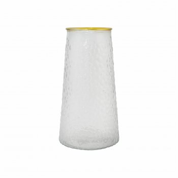 Vaso Vidro Crystalis 8,2cmx11cmx24cm Incolor