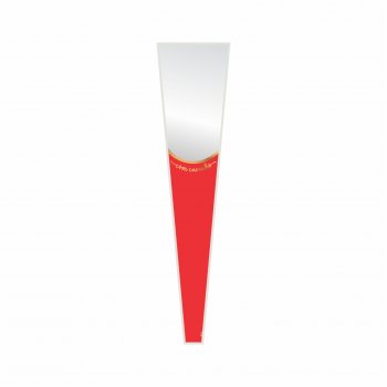 Manga Cone Helena 48cmx12cmx3cm 100pcs Vermelho/Ouro