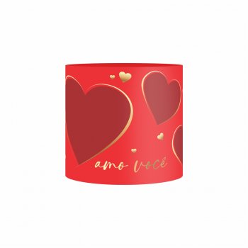 Cachepot Acrílico Eterno Amor Pote 11 Vermelho