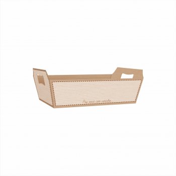 Bandeja Vintage Carinho 26cmx18cmx8,5cm 4pc Rosé