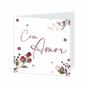 Cartão Helena 09cmx09cm 10pçs Branco