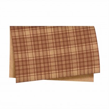 Papel Kraft Tradizione 68cmx79cm 25fls Marrom/Natural