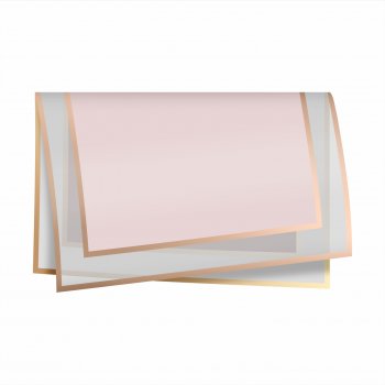 Poli Acetinado Coreano 56cmx55cm 20fls Line Off White