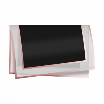 Poli Acetinado Coreano 56cmx55cm 20fls Line Preto