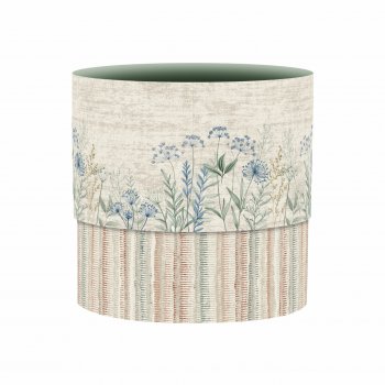 Cachepot Acrílico Milão Aurora 15cmx15cm 1pç Natural