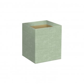 Cachepot Quadrado Mescla 11cmx11cmx11cm 10pc Verde Chá