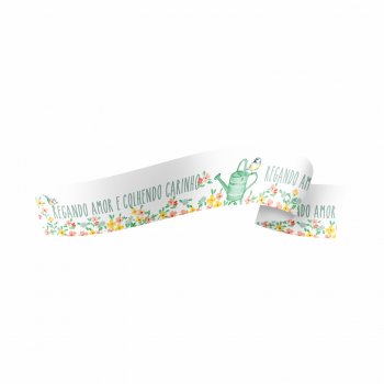 Fita Maxi PaperLook Regando Amor 32mmx100m Branco