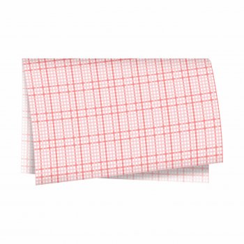Papel Seda Mini Vichy 49cmx69cm 50fls Rosa