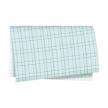 Papel Seda Mini Vichy 49cmx69cm 50fls Cristal