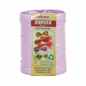 Raphia Maxi Sintética 100m Lilás Malva