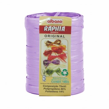 Raphia Maxi Sintética 100m Lilás Lavanda