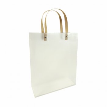 Sacola PVC com Alça 22cmx30cmx08cm 1pç Incolor