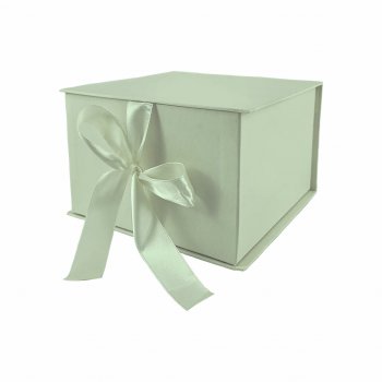 Caixa Charm 12cmx12cmx12cm 1pç Verde Chá