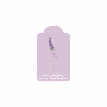 Tag Lilac 4,5cmx7cm 10pçs Malva