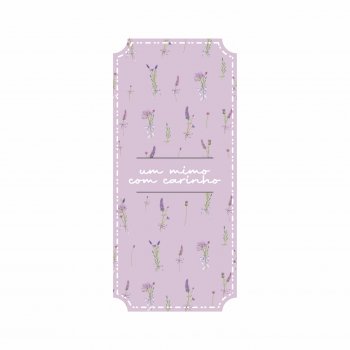 Cartão p/ Flores Lilac 14,5cmx32cm 6pçs Malva