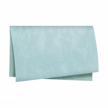Papel Colmeia Dupla Face Kraft 49cmx49cm 20fls Azul Cristal/Verde Eucalipto
