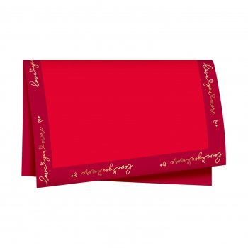 Poli 400 Quadrado Love You More 68cmx68cm 25fls Cherry/Ouro