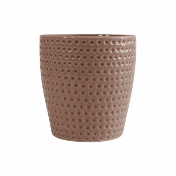 Vaso Cerâmica Dália 13,5cmx9,5cmx14cm 1pç Nude