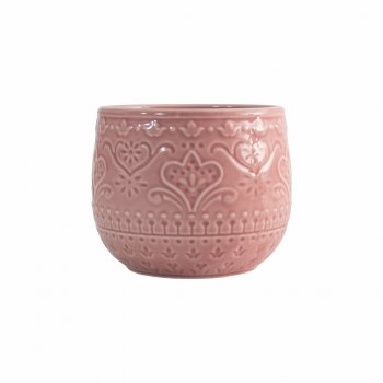 Vaso Cerâmica Mimo 12cmx10cm 1pç Rosa