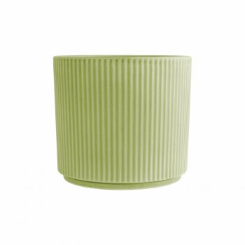 Vaso Cerâmica Lume 15,4cmx13,8cm 1pç Verde