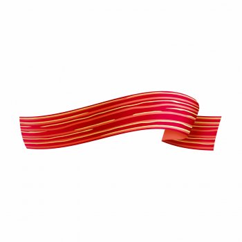 Fita Maxi Line 32mmx100m Vermelho/Ouro