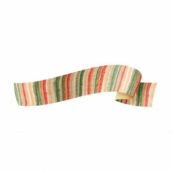 Fita Maxi Trama 32mmx100m Vermelho/Verde Ficus
