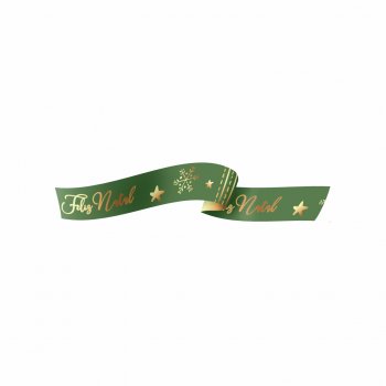 Fita Maxi Celebrar 16mmx50m Verde/Ouro