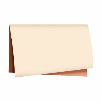 Poli Dupla Face Liso 68cmx65cm 25fls Barbante/Bronze